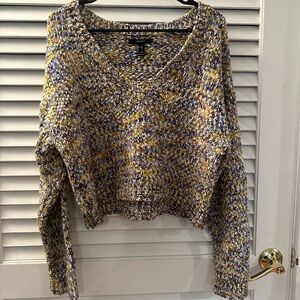 Forever21 Cropped Sweater. Size: L.